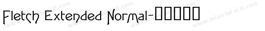 Fletch Extended Normal字体转换